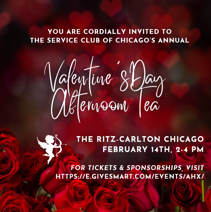 Valentine's Day Afternoon Tea with The Service Club of Chicago