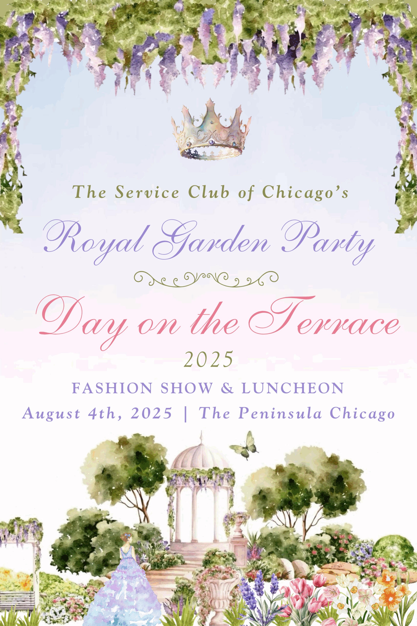 Royal Garden Party at Day on the Terrace